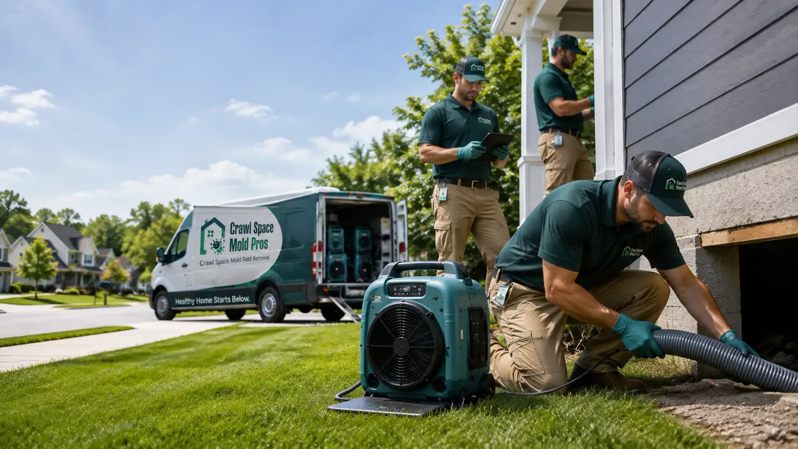 Crawl Space Mold Removal in Kittery, ME